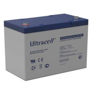Batería gel 12V 86 Ah C100 Ultracell UCG75-12