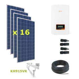Kit Solar ECONOMY Autoconsumo Directo 5kWp - SOLIS 1P-5K 4G