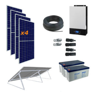 Kit Solar 3000W 24V  9800Wh/día Economy Monocristalino