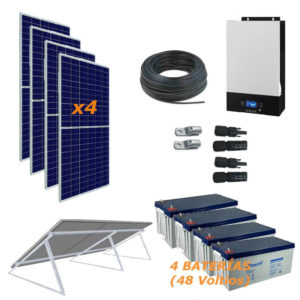 Kit Solar 5000W 48V  9800Wh/día Economy Monocristalino