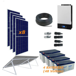 Kit Solar 5000W 48V 19500Wh/día Economy Monocristalino
