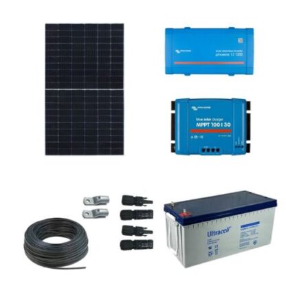 Kit solar para barcos, 460W, regulador, inversor y batería