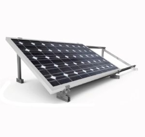 Estructura soporte 30º para 2 paneles solares en horizontal
