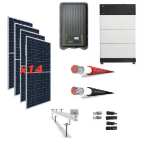 Kit Solar Autoconsumo Directo 5.02kWp - Kostal 5.0-2 MP plus y una batería de litio BYD 7.7