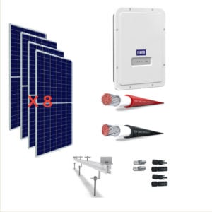 Kit Solar Autoconsumo Directo 3,0kWp Monocristalino -UNO DM 3 PLUS Q
